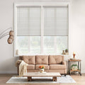 Grey Cordless Faux Wood Blind T238809