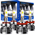 9005 High Beam H11 Low Beam LED Headlight Bulbs Conversion Kits, Pack of 4 Pack of 2 P333