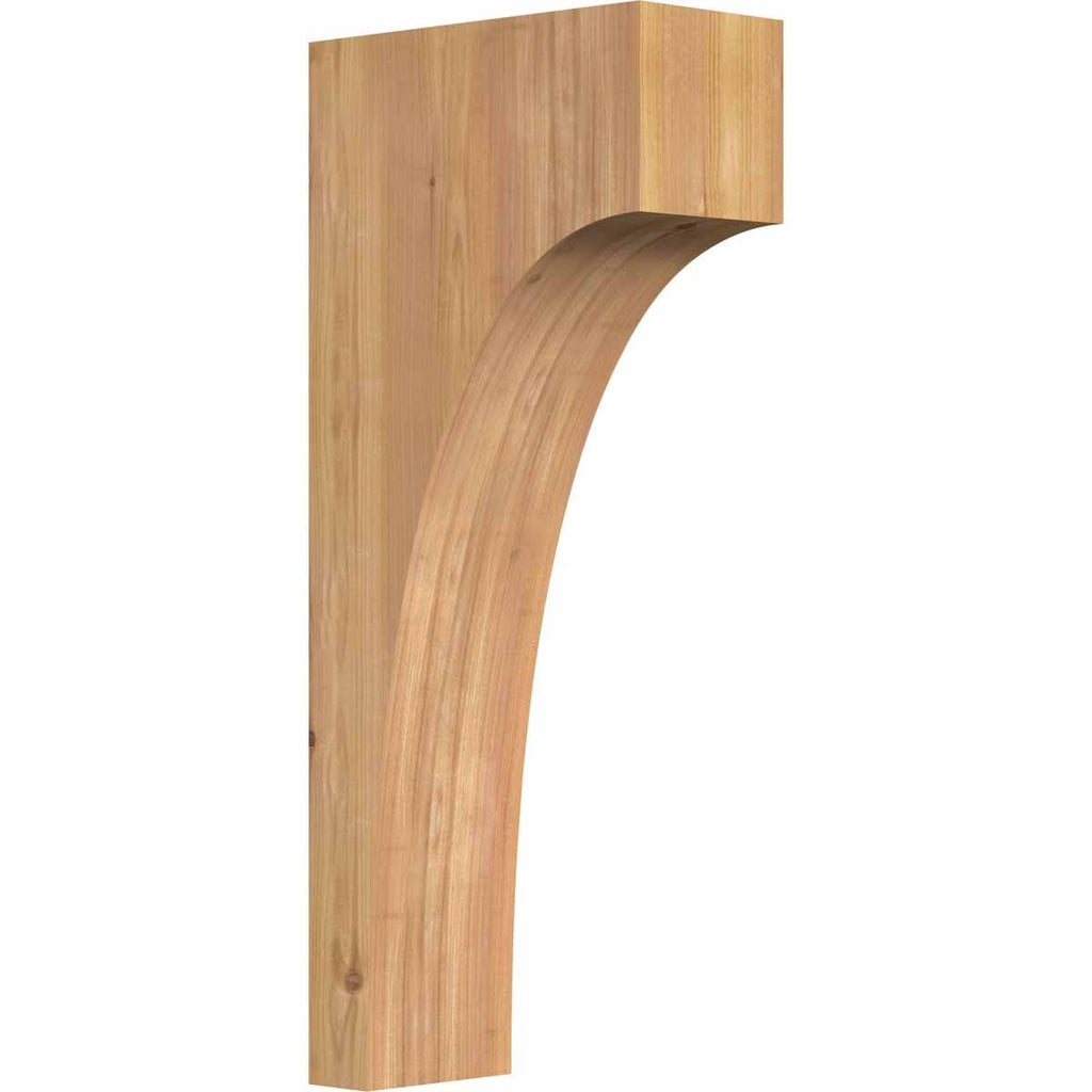 5 1/2x22W x 12x22D x 28x22H Western Red Cedar Corbel I1567