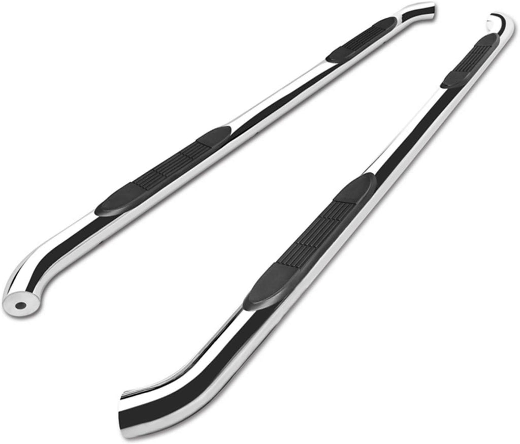 Black Texture Side Bars for Toyota Tundra Double Cab Truck I74881