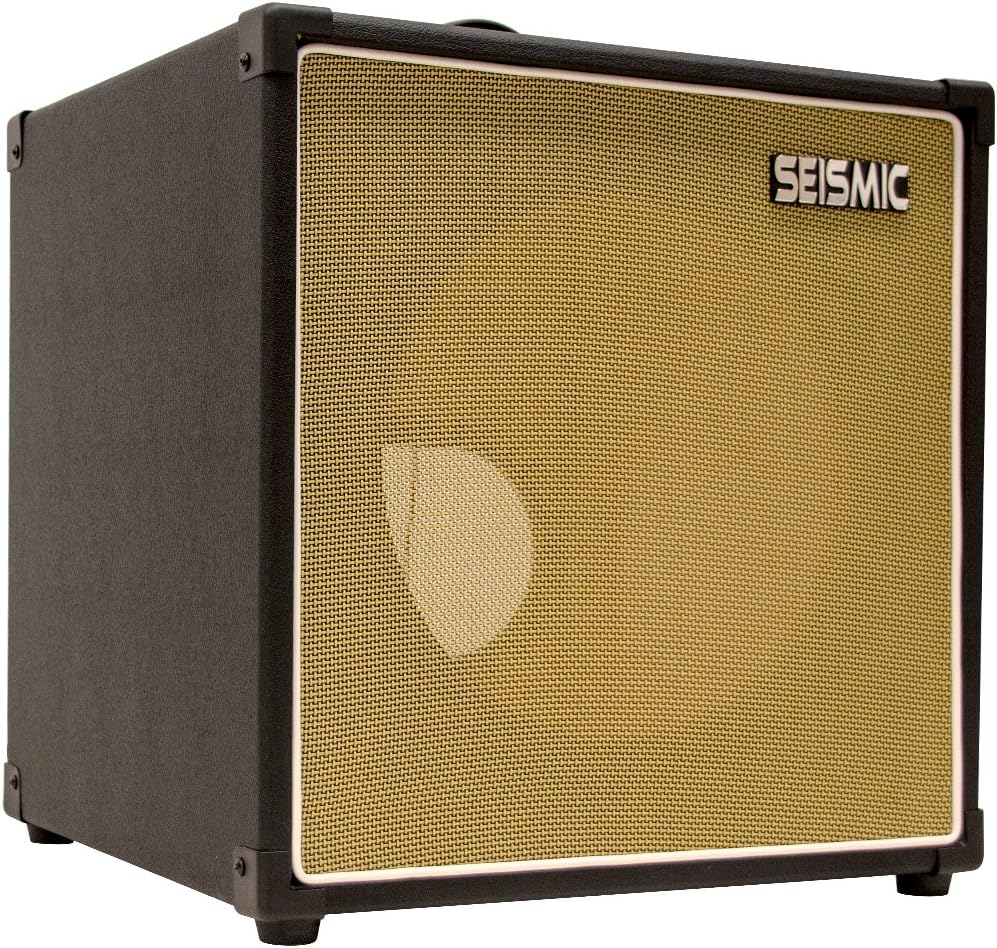 1x12 Empty Guitar Speaker Cabinet - 7 Ply Birch - Orange Tolex, Black Removable Cloth Grill S569616