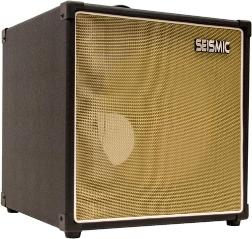 1x12 Empty Guitar Speaker Cabinet - 7 Ply Birch - Orange Tolex, Black Removable Cloth Grill S569616