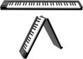 61 Keys Foldable Electric Piano Keyboard with MIDI Function I84845