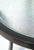 Round Glass Top Table S533