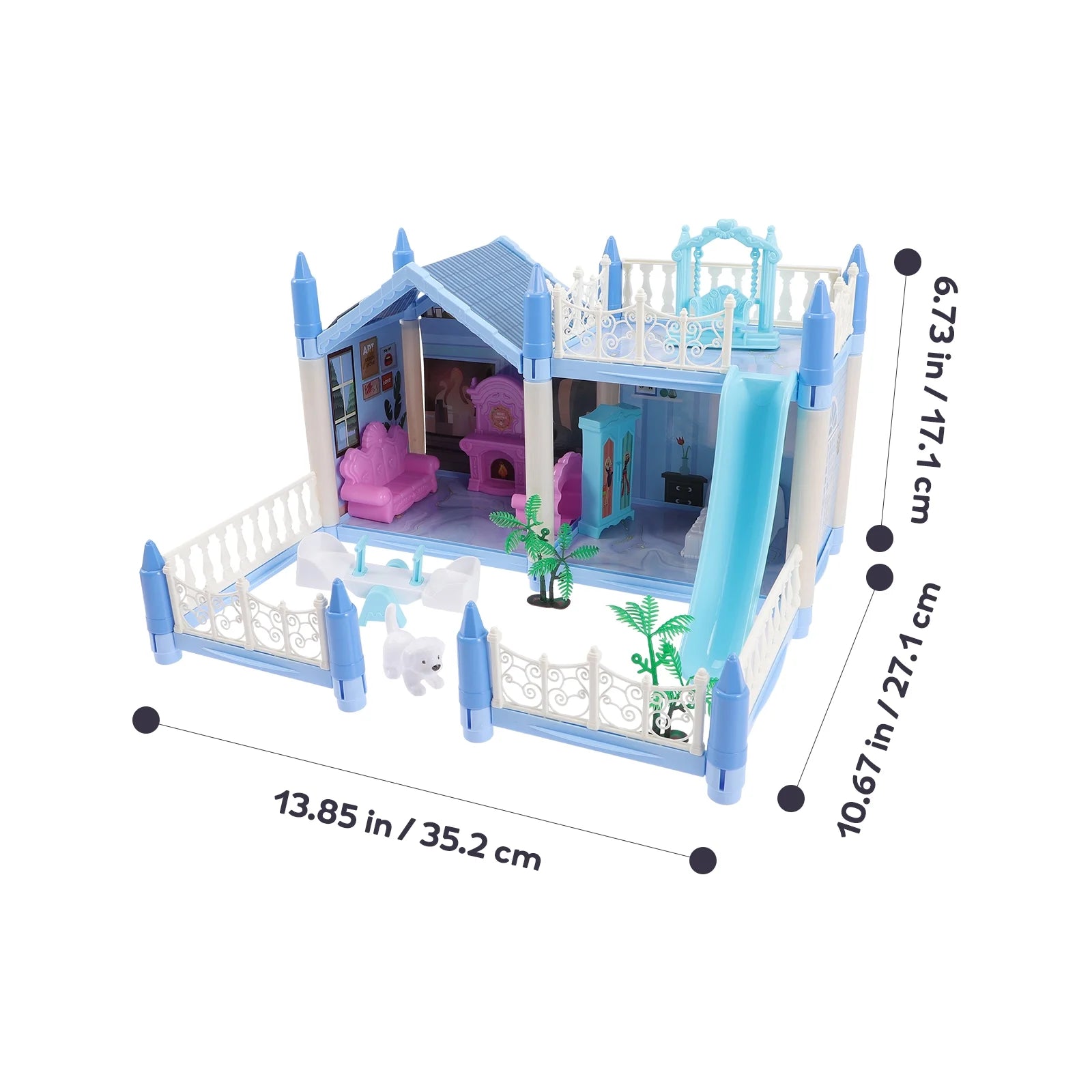 DIY Villa Castle Miniature House Jigsaw Puzzle Dollhouse J12784
