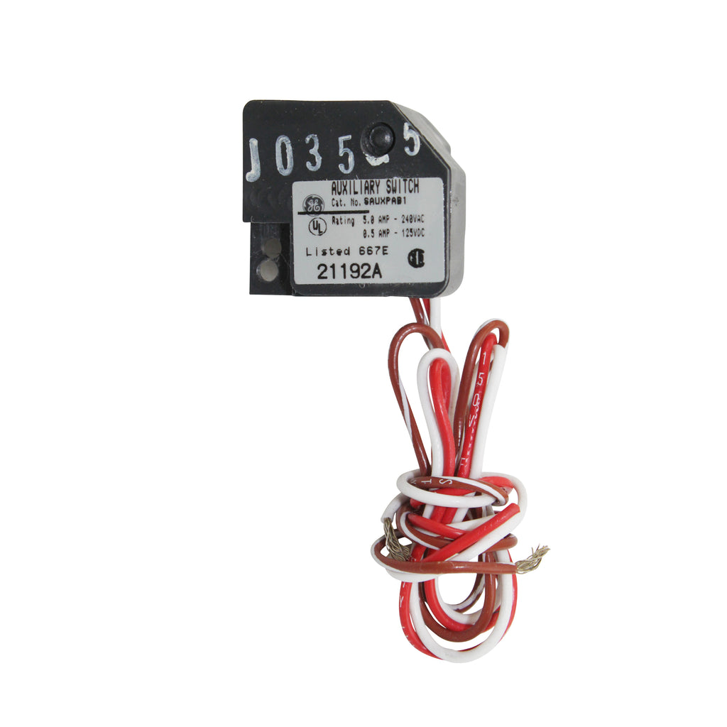 Auxiliary Switch; 5 Amp At 240 Volt Ac, 0.5 Amp At 125 Volt Dc O216882
