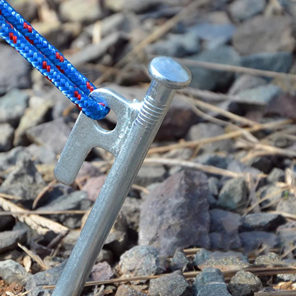 4 Pcs Stainless Steel 40cm Tent Stakes I854078
