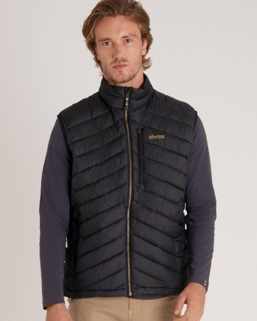 Black M Featherless Down Vest C6015