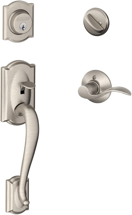Matte Black Single Cylinder Handleset and Georgian Knob W526