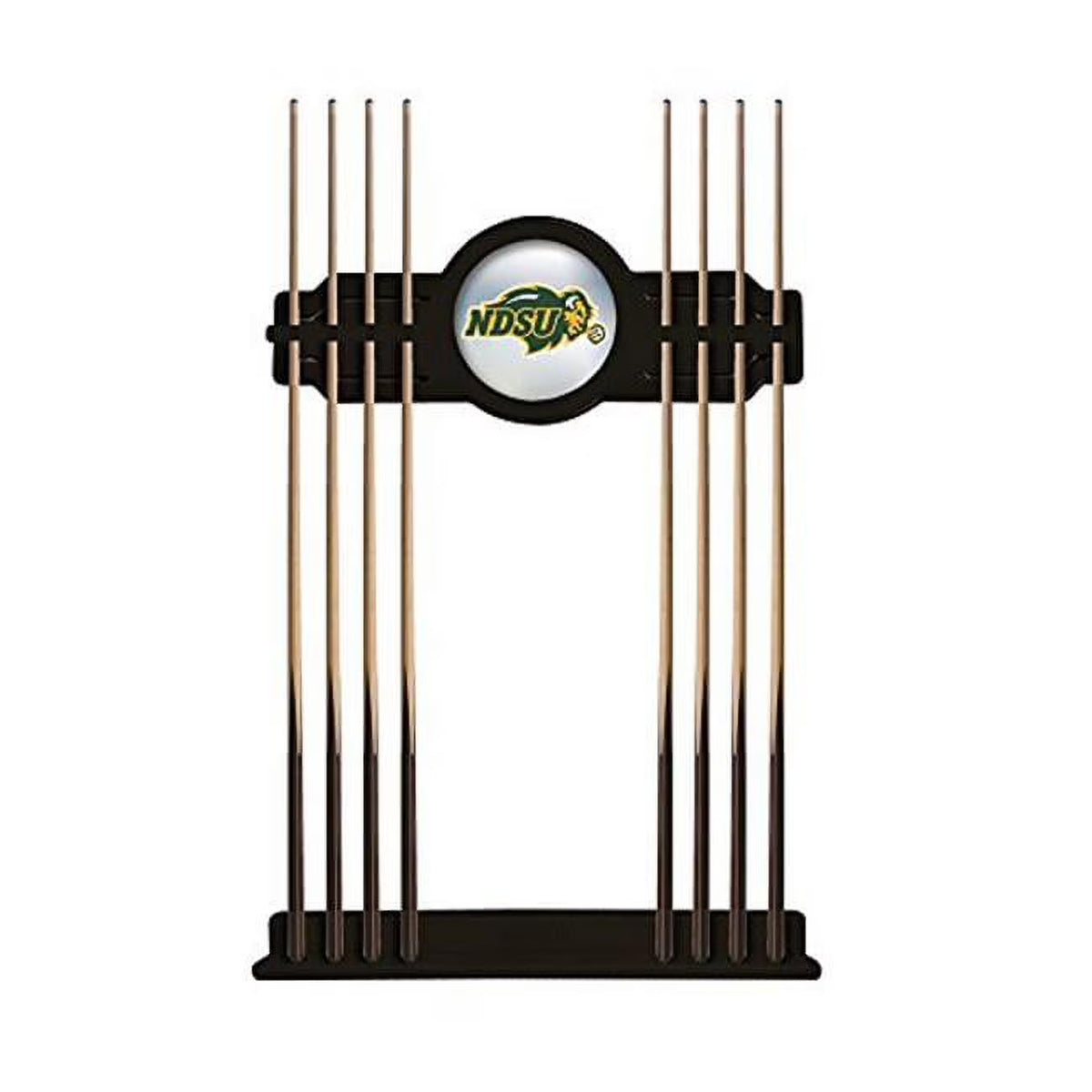 Solid Wood Cue Rack with Black Finish C783731
