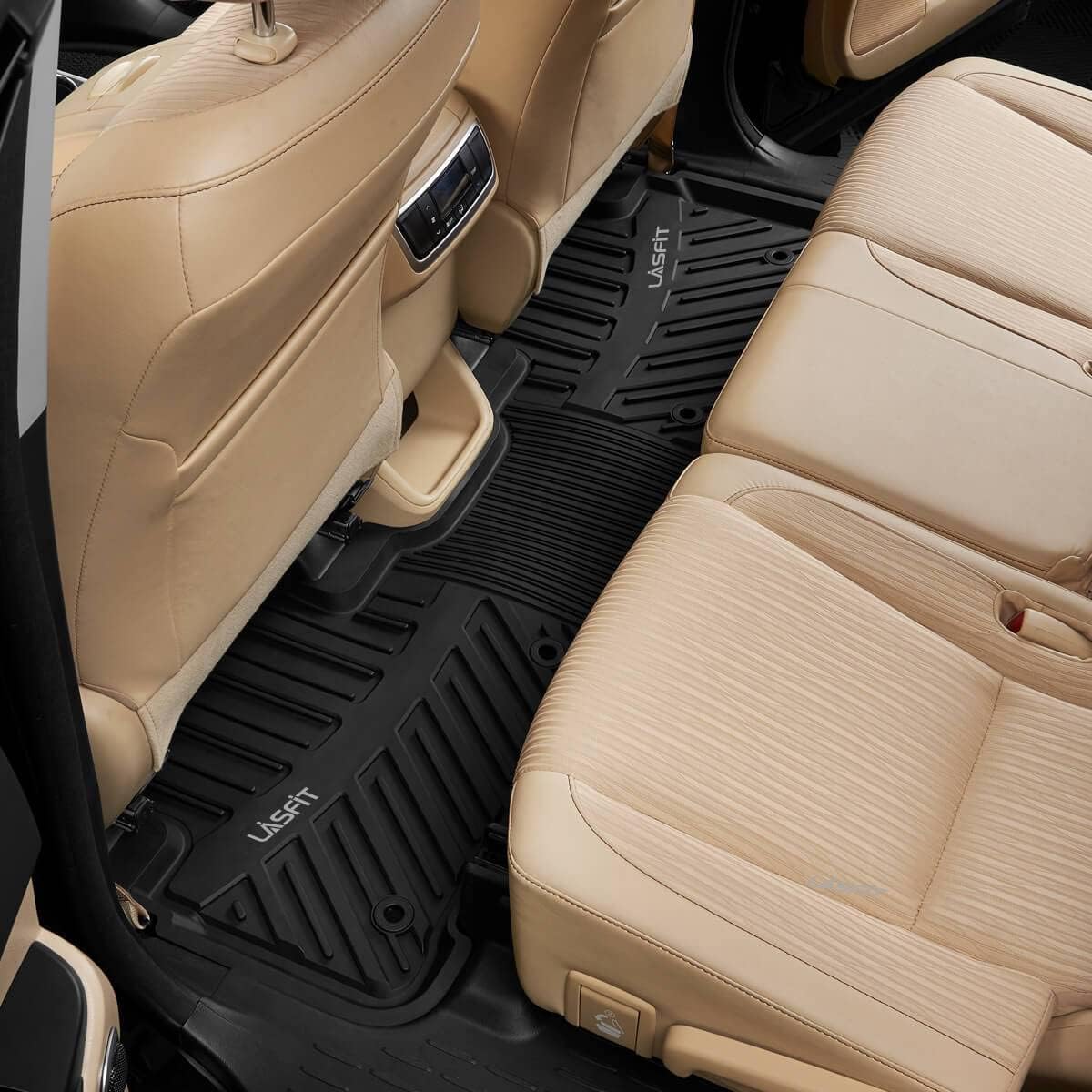 Black TPE Car Floor Mats for Toyota Highlander P534