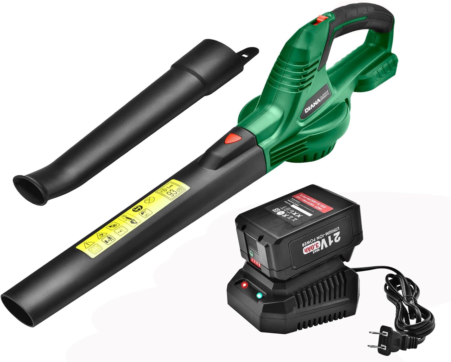 20V Cordless Handheld Leaf Blower with Battery and Charger, 180CFM/150MPH, Pack of 2 P840936