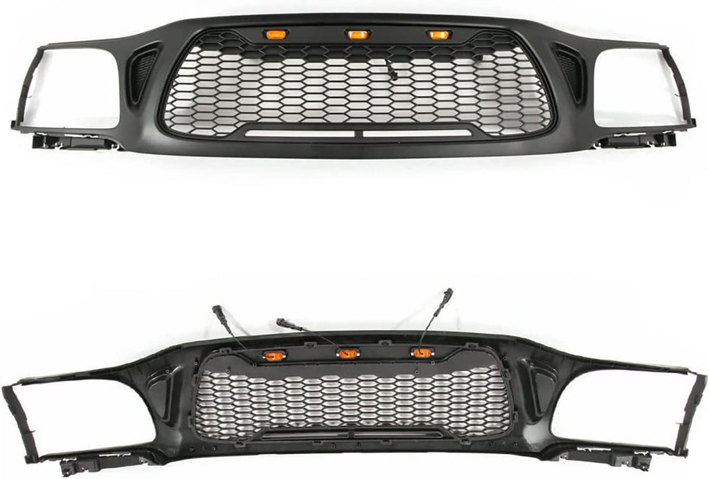 Black LED Front Grille for Tacoma 2001 2002 2003 2004 F66625