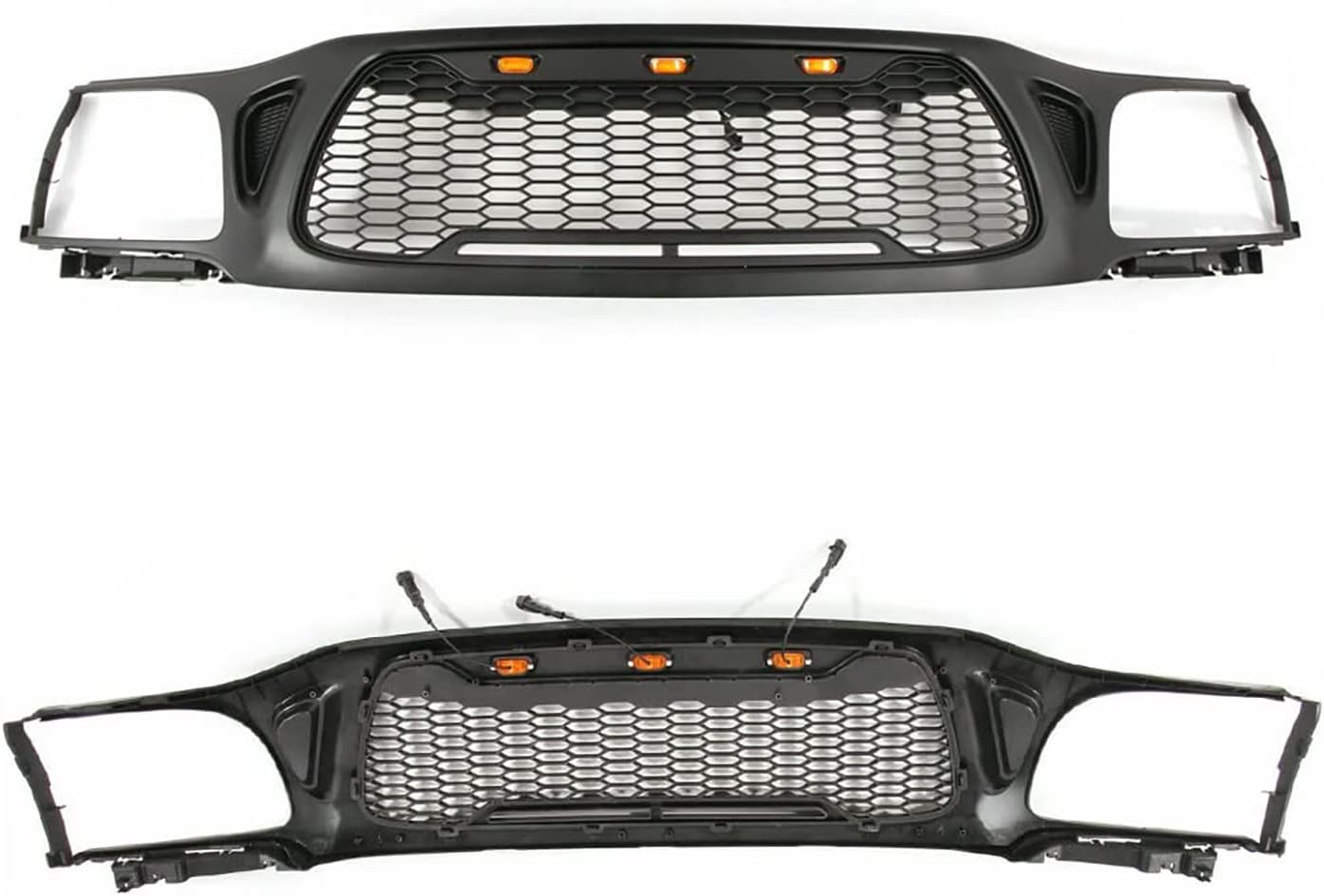 Black LED Front Grille for Tacoma 2001 2002 2003 2004 F66625