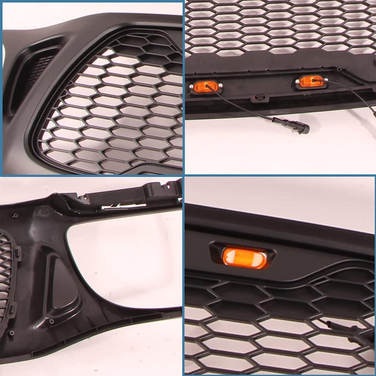 Black LED Front Grille for Tacoma 2001 2002 2003 2004 F66625