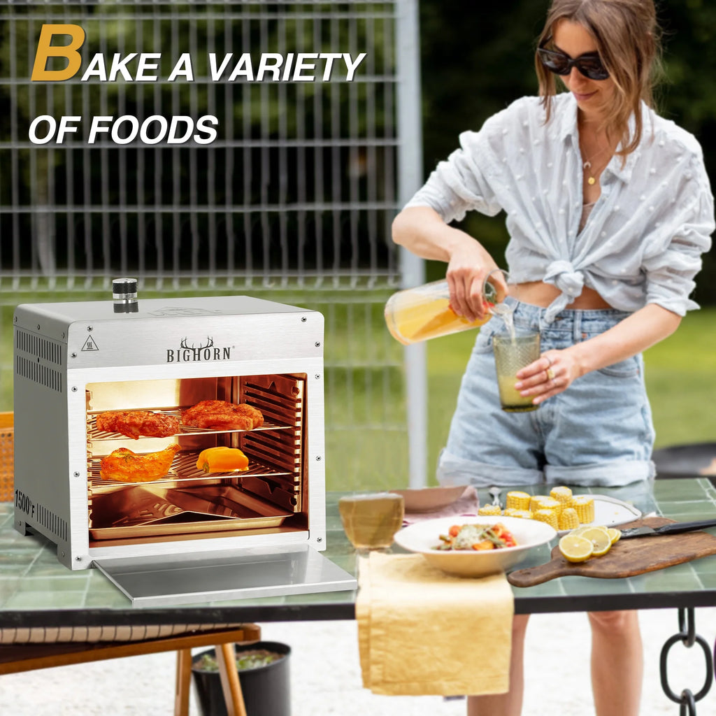 Portable Stainless Steel Propane Gas Grill C260