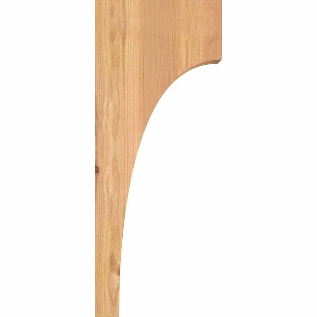 5 1/2x22W x 12x22D x 28x22H Western Red Cedar Corbel I1567