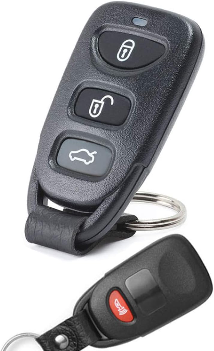 Black Pack of 2 Keyless Entry Remote Key Fob Case Z345
