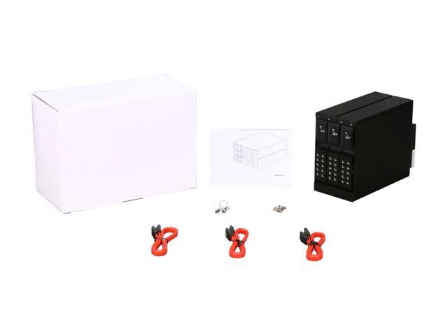 2x5.25 to 3x3.5 SAS Cage Black J199093