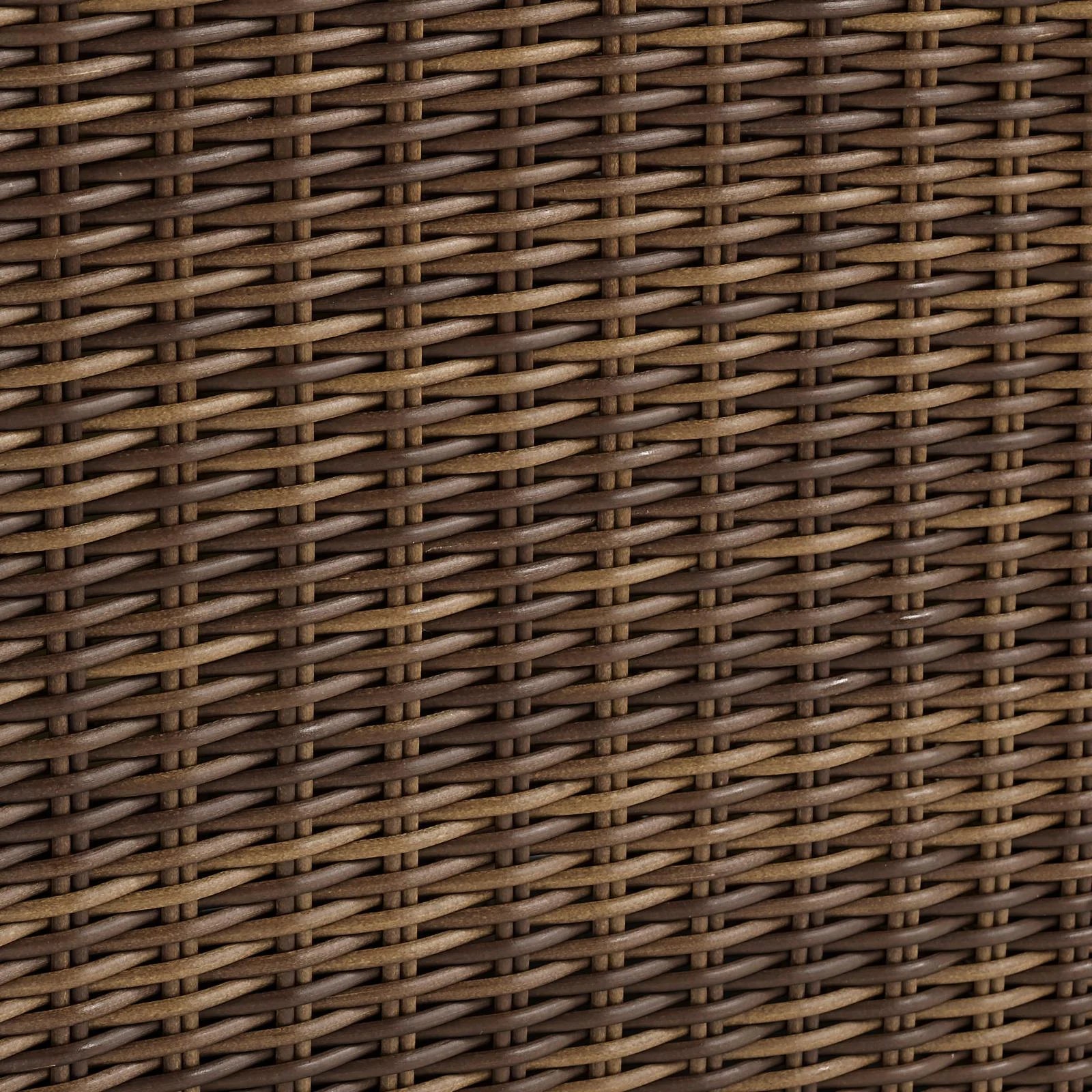 Brown Wicker Rattan Patio End Table J560235