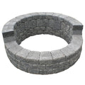 Concrete Romanstack High Back Fire Pit Kit in Cascade Blend, Gray N867