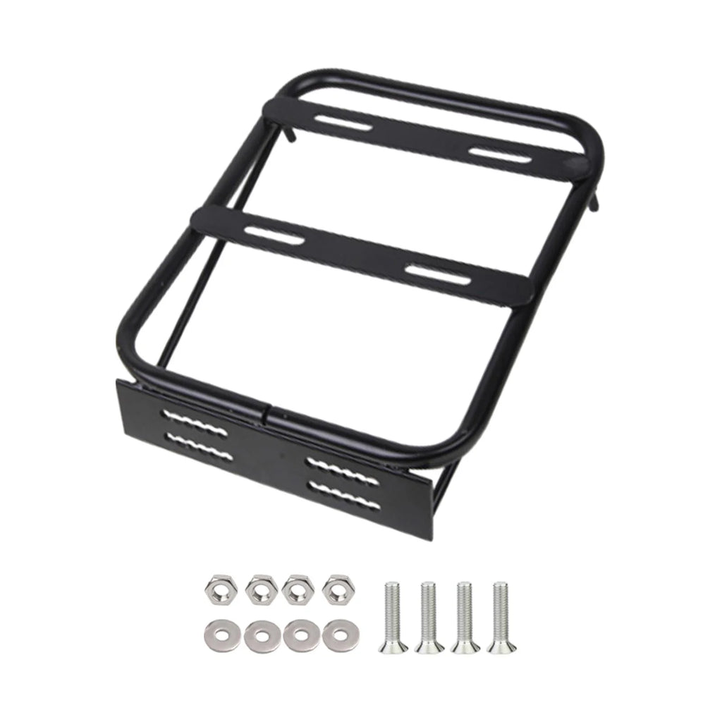 Black Motorbike Rear Tail Box Carrier Frame Bracket Rack O207274