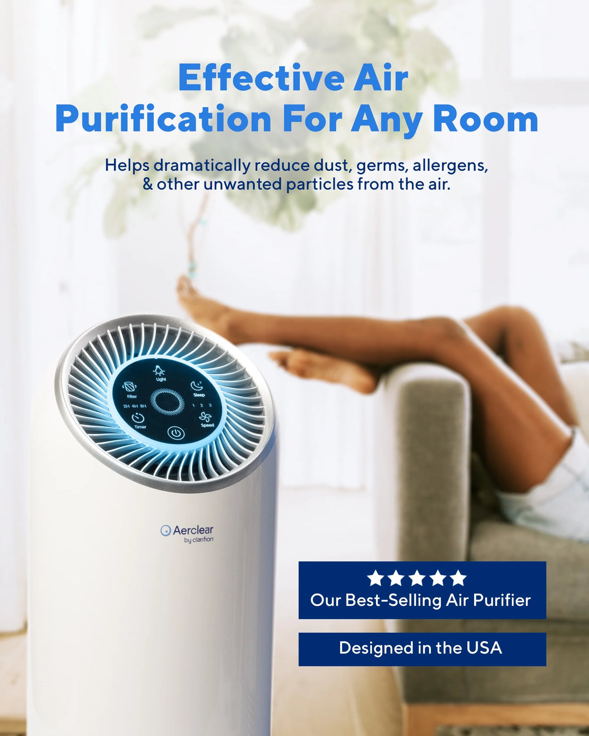 True HEPA Filter Air Purifier P2844