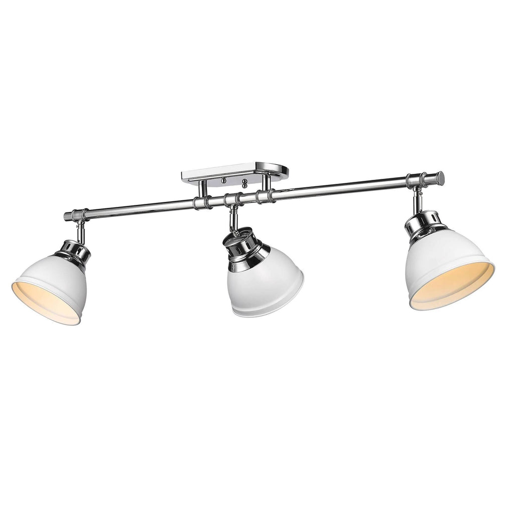 Chrome Semi-Flush Track Light F54069