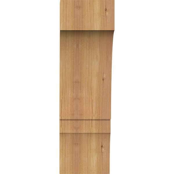 6x22W x 8x22D x 20x22H Balboa Rough Sawn Brace, Western Red Cedar O28103