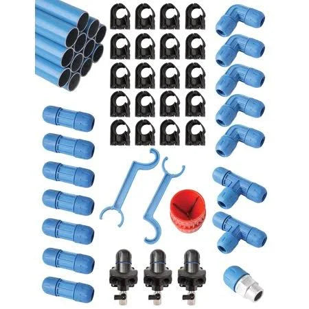 3/4 inch Compressed Air Line Aluminum Tubing Kit Q4189