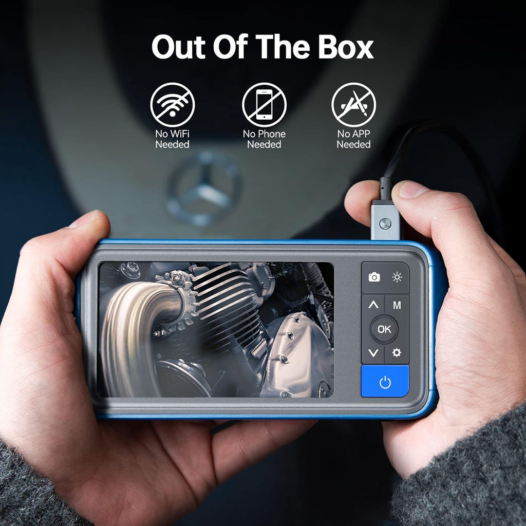 16.5ft HD Flexible Waterproof Endoscope Camera X636588