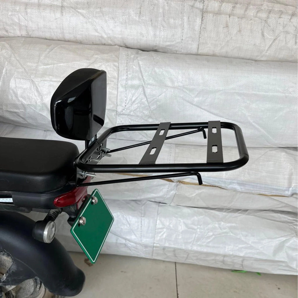 Black Motorbike Rear Tail Box Carrier Frame Bracket Rack O207274