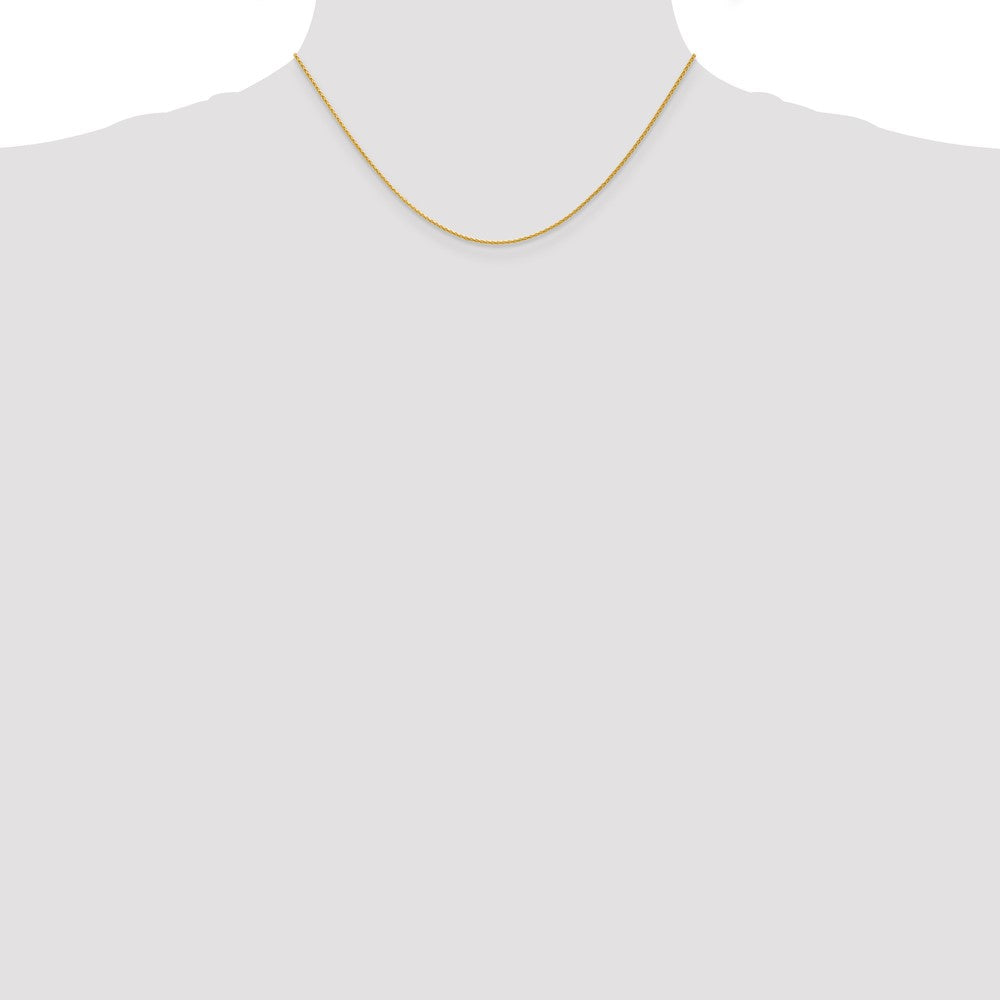 14 Karat Yellow Gold 1.2mm Wheat Chain D577072