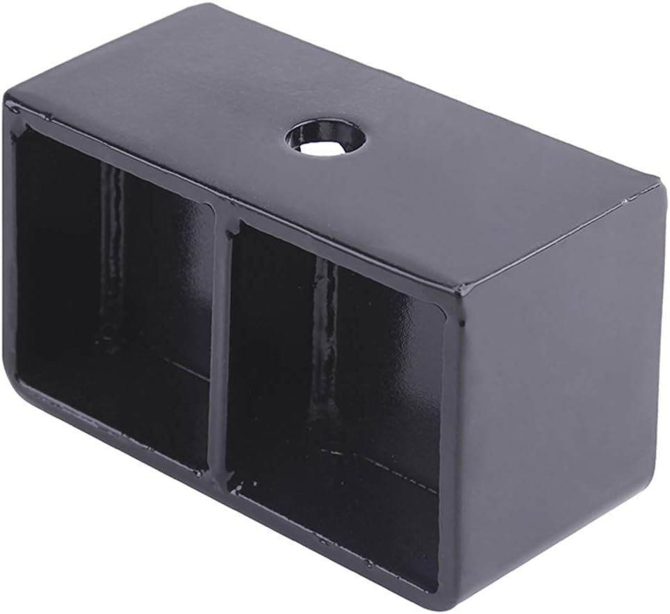 3 Inch Rear Leveling Lift Kit Block with U Bolts, Black Pack of 2 T852