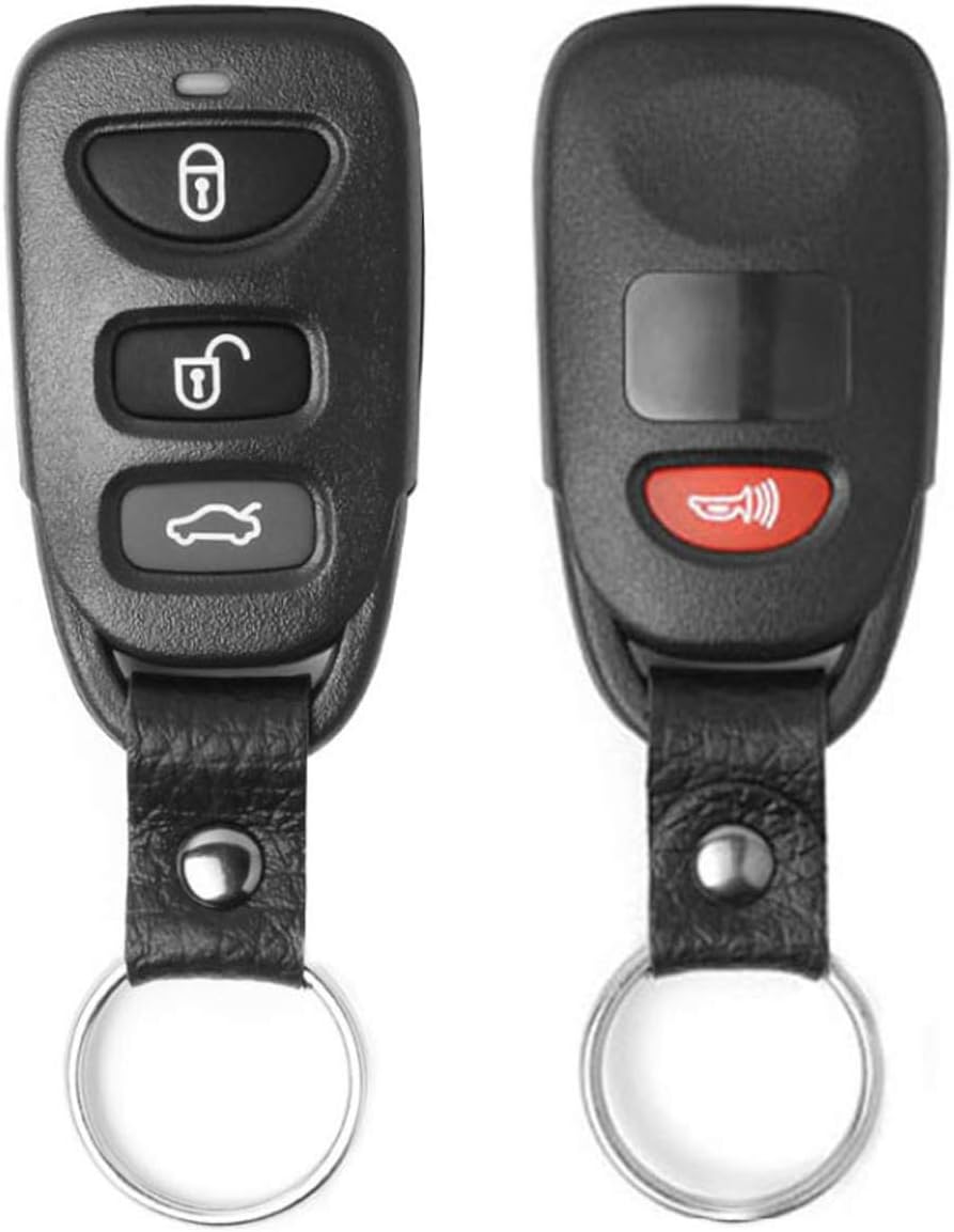 Black Pack of 2 Keyless Entry Remote Key Fob Case Z345
