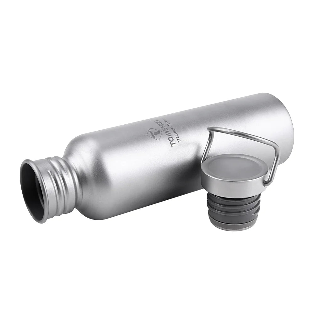 750ml Full Titanium Bottle Ultralight Outdoor Camping Hiking Cycling Bottle J6775