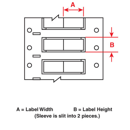 White Wire Marker Wire Sleeve O63300