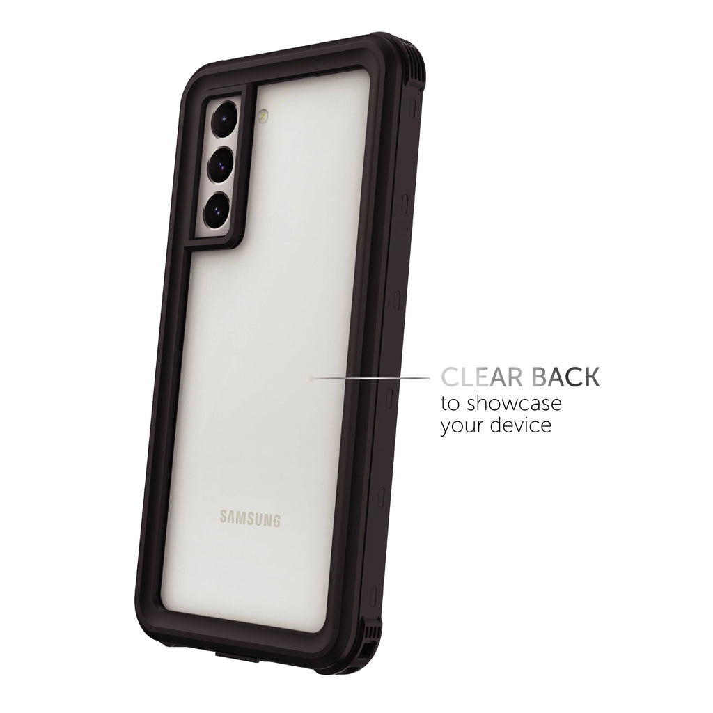 Black/Clear Waterproof Phone Case for Samsung Galaxy S21 5G P407986