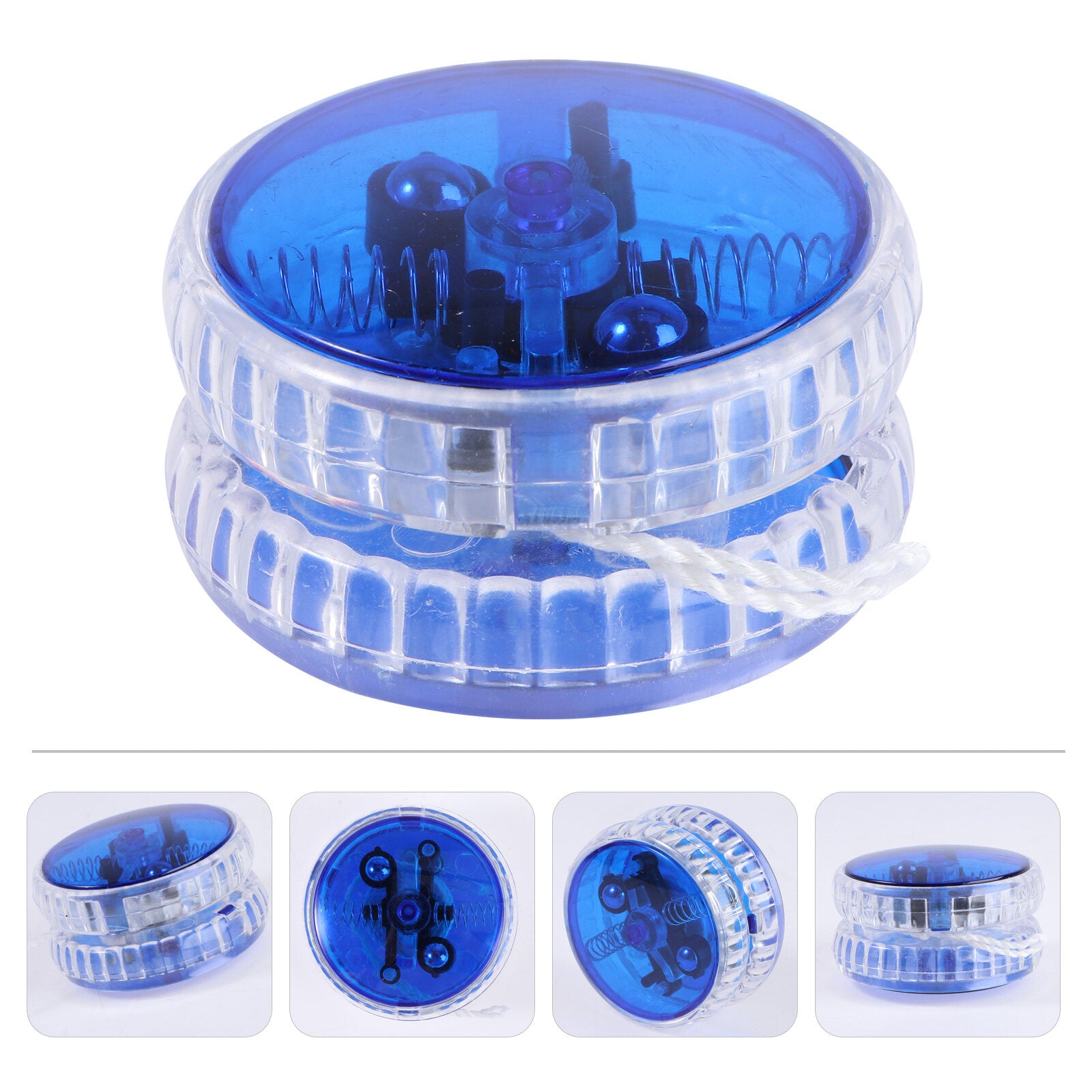 Blue LED Luminous Yoyo with String A7254