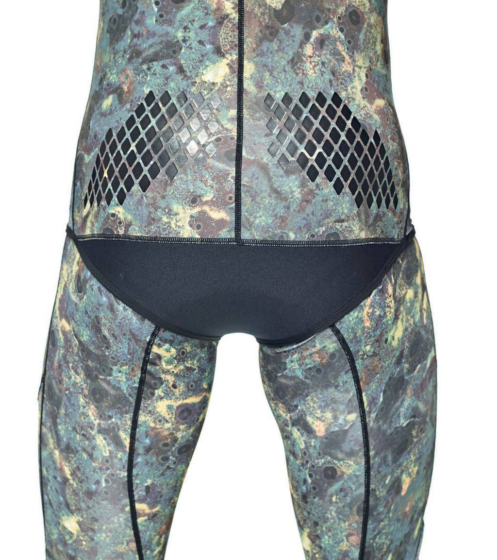 Green Camouflage Lycra Wetsuit W872