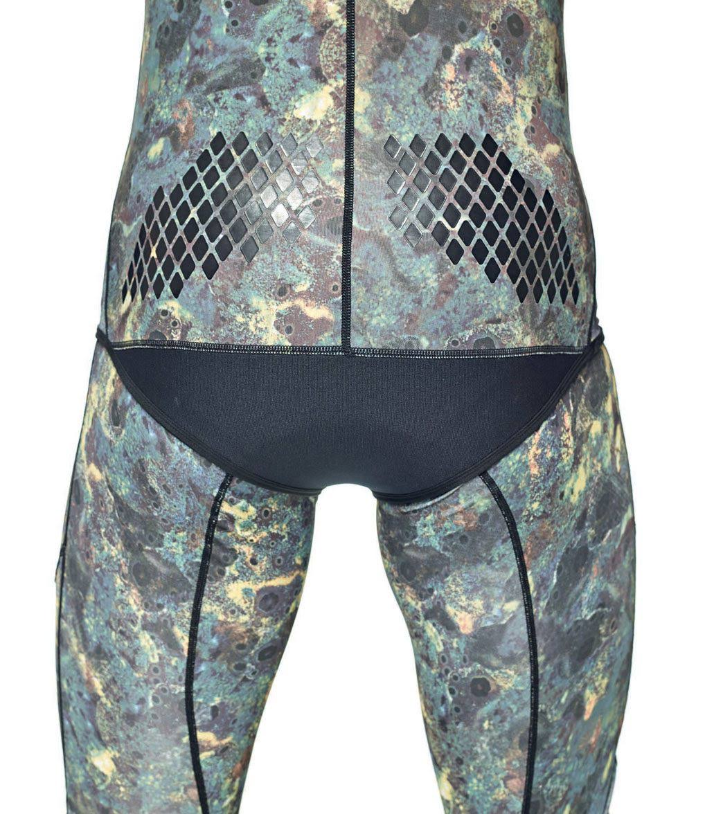 Green Camouflage Lycra Wetsuit W872