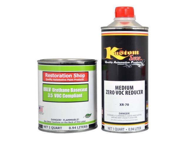 Daytona Blue Metallic Quart Low VOC Urethane Basecoat Car Paint Kit R28390