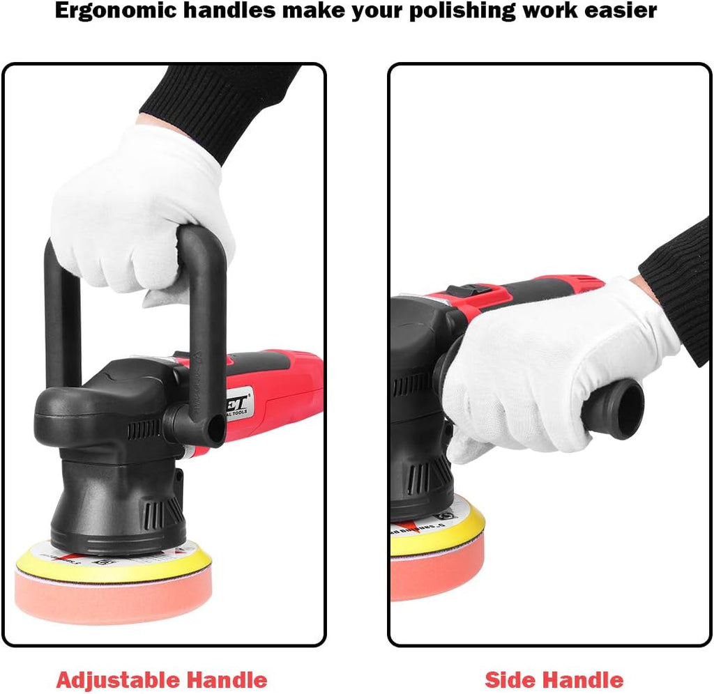 Random Orbital Sander Dual-Action Polisher Grinder Buffer (5 inch) Pack of 2 B4837