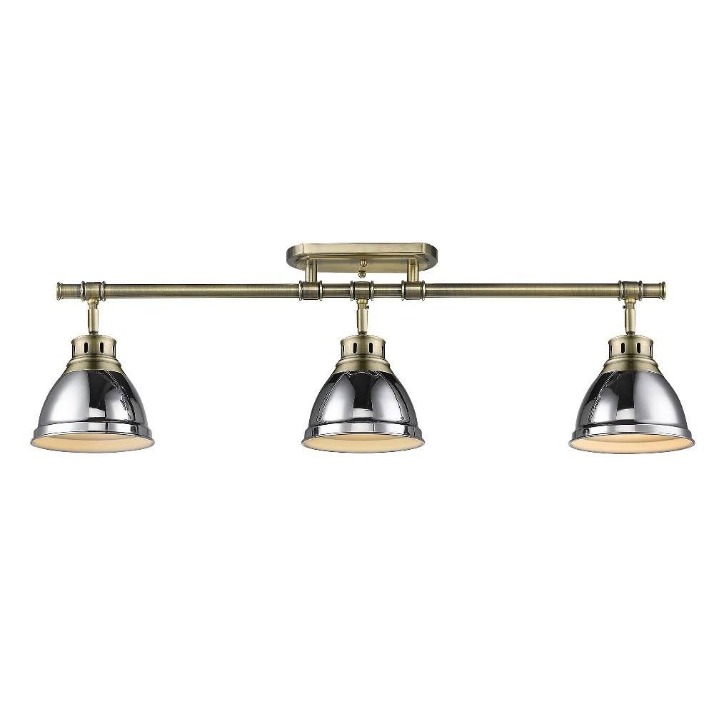 Chrome Semi-Flush Track Light F54069