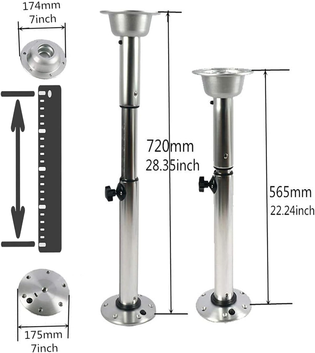 Adjustable Telescopic Table Pedestal Stand Base 22-28 Inch B94090