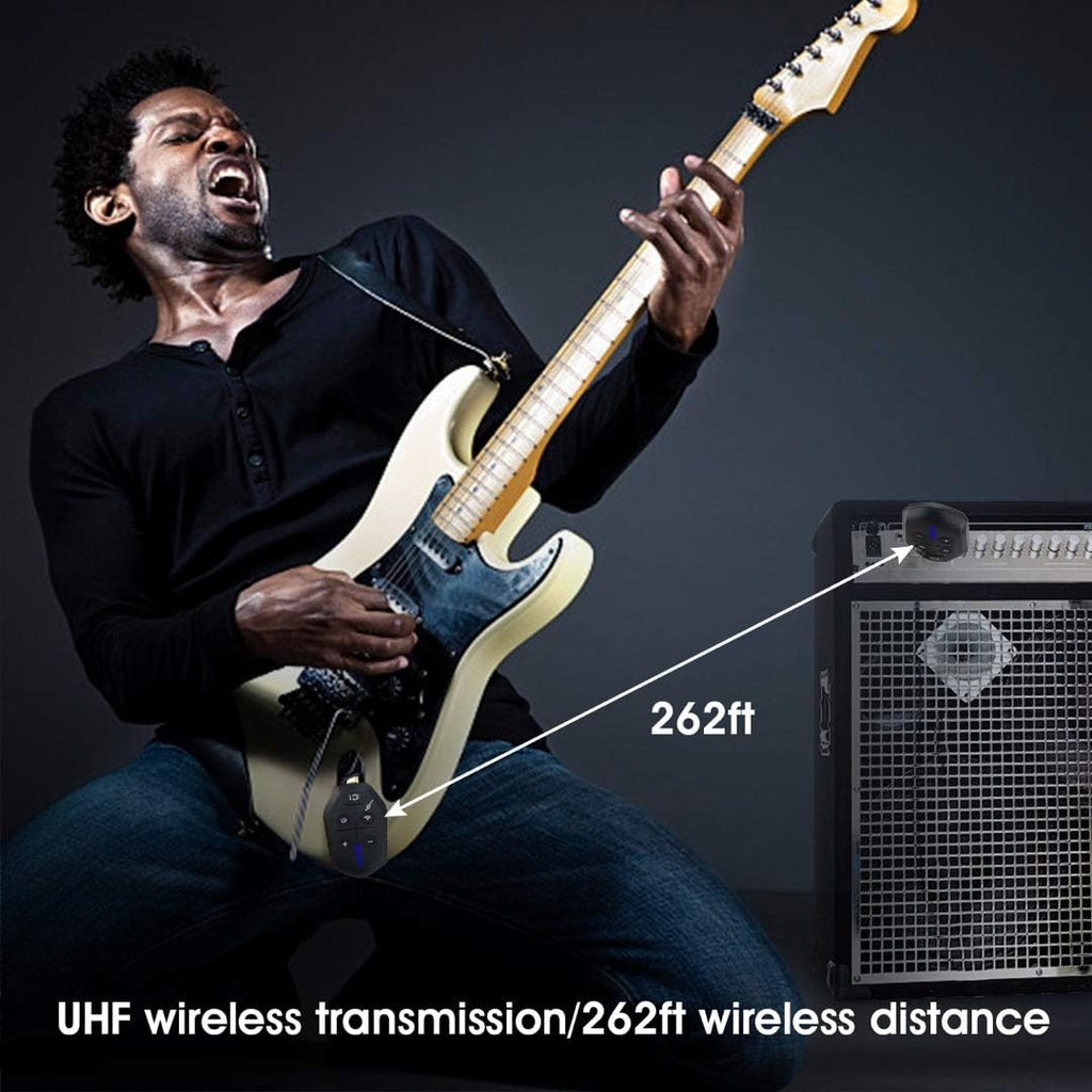Wireless Guitar Transmitter Receiver Set Pack of 2 Y8144