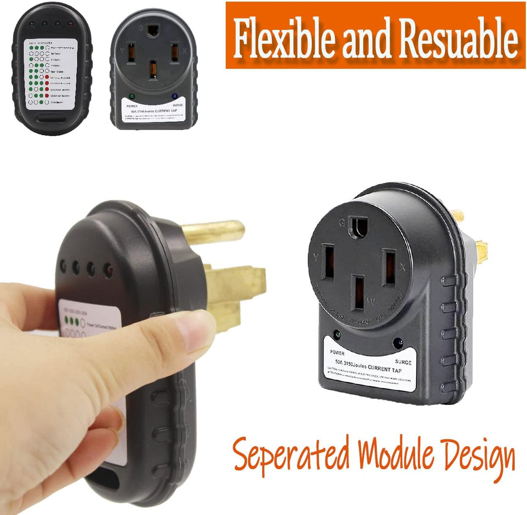 50 AMP Surge Protector and Circuit Analyzer Kit, Pack of 2 P6175