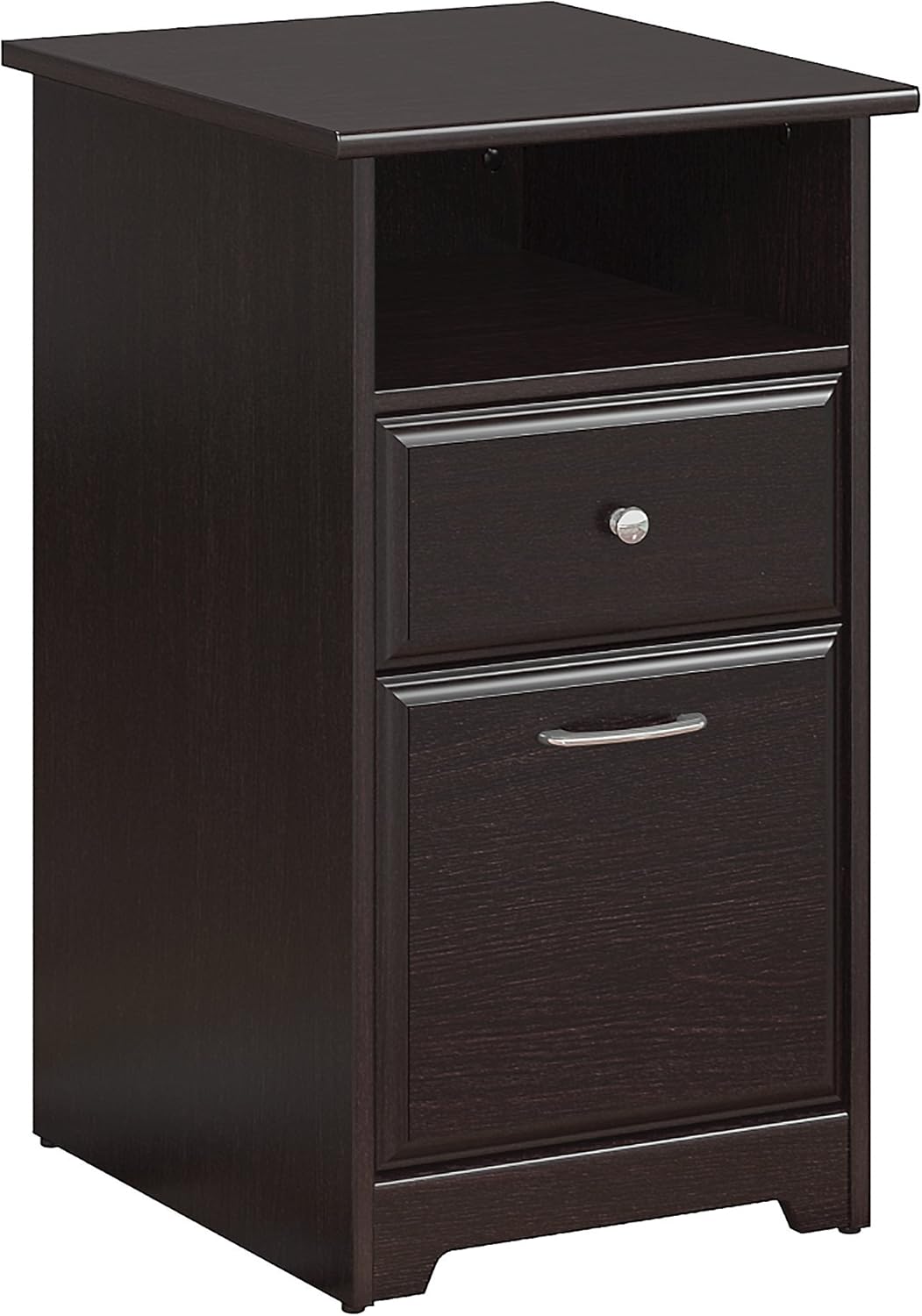 2 Drawer File Cabinet, Espresso Oak L519