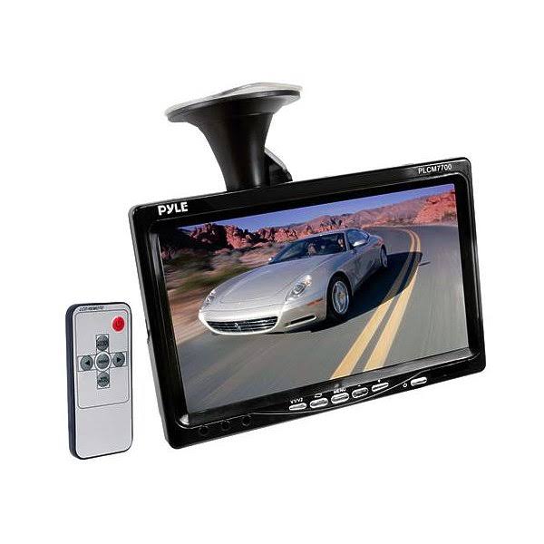Window Suction-mount LCD Widescreen Monitor & Universal Mount Backup Camera C19271