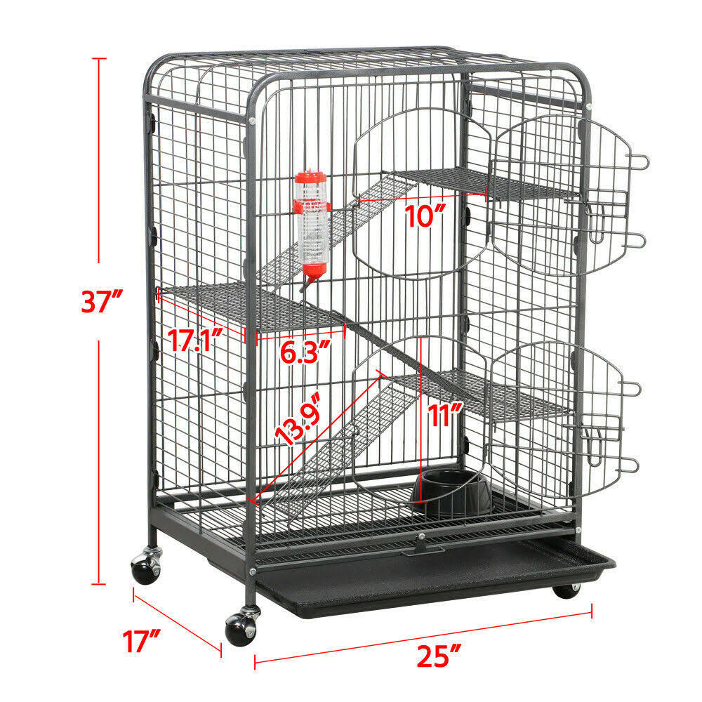 37x22 4 Levels Small Animal Cage I164
